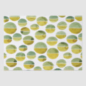 Kunstmatige Abstracte vormen Waterverf schilderen Tissuepapier (Voorkant)