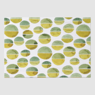 Kunstmatige Abstracte vormen Waterverf schilderen  Tissuepapier