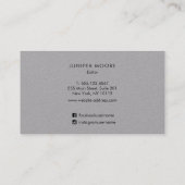 Kunstmatige Abstracte Waterverf Visitekaartje (Achterkant)