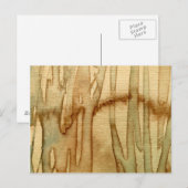 Kunstmatige achtergrond waterverf 2 briefkaart (Voorkant / Achterkant)