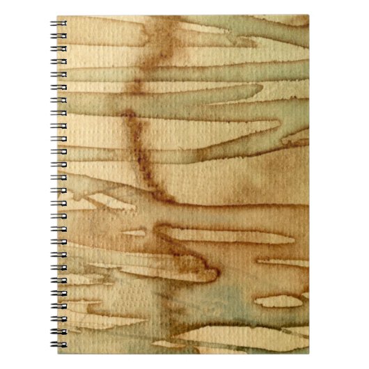 Kunstmatige achtergrond waterverf 2 notitieboek (Voorkant)