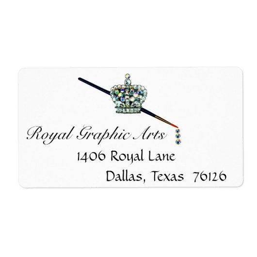 Kunstmatige Adresetiketten Etiket (Voorkant)