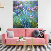 Kunstmatige Agapanthus Fine Art Flowers Canvas Afdruk (Insitu (Woonkamer))