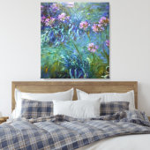 Kunstmatige Agapanthus Fine Art Flowers Canvas Afdruk (Insitu (Slaapkamer))