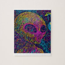 Kunstmatige Alien ontworpen puzzel #002