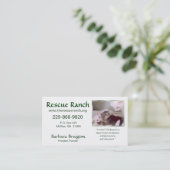 Kunstmatige & babes 2 frms, Rescue Ranch, Resc Visitekaartje (Staand voorkant)
