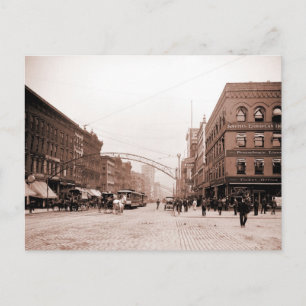 Kunstmatige antiek foto High Street Columbus OH Briefkaart