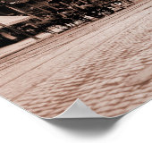 Kunstmatige antiek foto High Street Columbus OH Poster (Hoek)