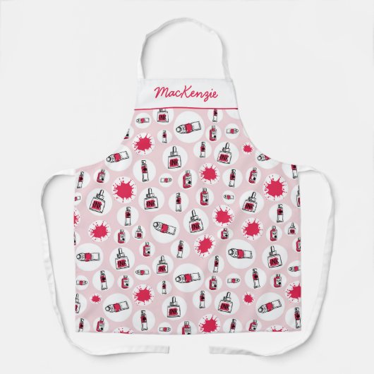 Kunstmatige artistieke kunst levert een speciaal p schort (Voorkant)