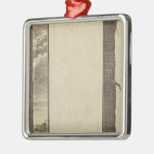 Kunstmatige bol metalen ornament (Links)