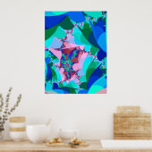 Kunstmatige bosvulling poster (Keuken)