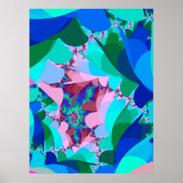 Kunstmatige bosvulling poster