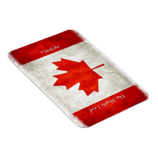 Kunstmatige Canadese vlag Maple Leaf l'Unifolié Magneet (Rechterzijde)