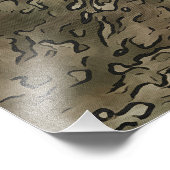 Kunstmatige Cartoon Stijl tabby Cat RB Foto Afdruk (Hoek)