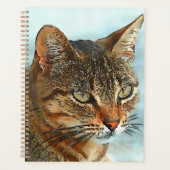 Kunstmatige Cartoon Stijl tabby Cat RB Planner (Voorkant)