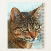 Kunstmatige Cartoon Stijl tabby Cat RB Planner (Achterkant)