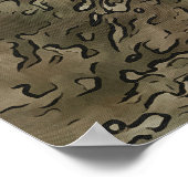 Kunstmatige Cartoon Stijl tabby Cat RB Poster (Hoek)