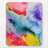 Kunstmatige Creatieve Splashes van de Waterverf Muismat (Voorkant)