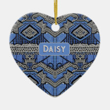 Kunstmatige deco-blauwe en zilverkralen van 1920 -