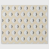 Kunstmatige deco-bloem-bloemen van 1920 in Taupe Cadeaupapier (Vlak)