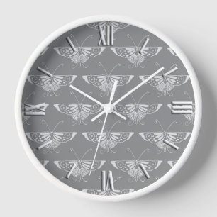 Kunstmatige deco-vlinder, grijze/grijze tinten