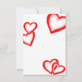 Kunstmatige dierlijke kleurige tekstValentijnsdag  (Achterkant)