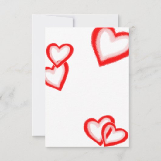 Kunstmatige dierlijke kleurige tekstValentijnsdag  (Achterkant)