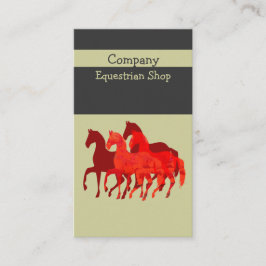 Kunstmatige    EasyCustom Waterverf Magic Horses Visitekaartje