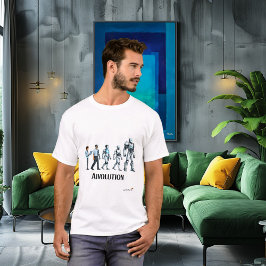 Kunstmatige Evolutie | Futuristisch AI Robotontwer T-shirt