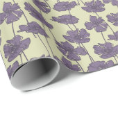 Kunstmatige  florale achtergrond cadeaupapier (Rol Hoek)