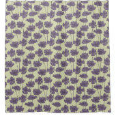 Kunstmatige  florale achtergrond douchegordijn (Voorkant)