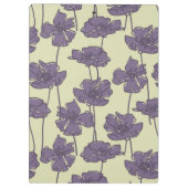 Kunstmatige  florale achtergrond klembord (Achterkant)