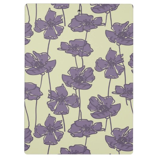 Kunstmatige  florale achtergrond klembord (Achterkant)