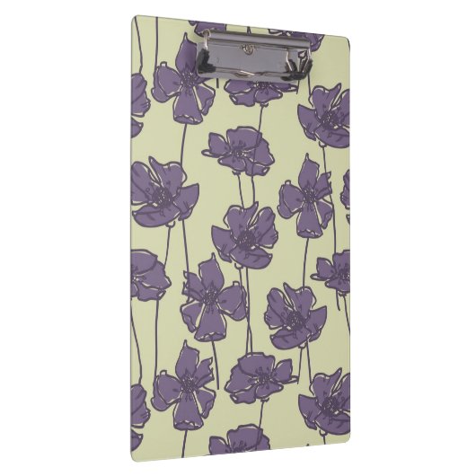 Kunstmatige  florale achtergrond klembord (Rechts)