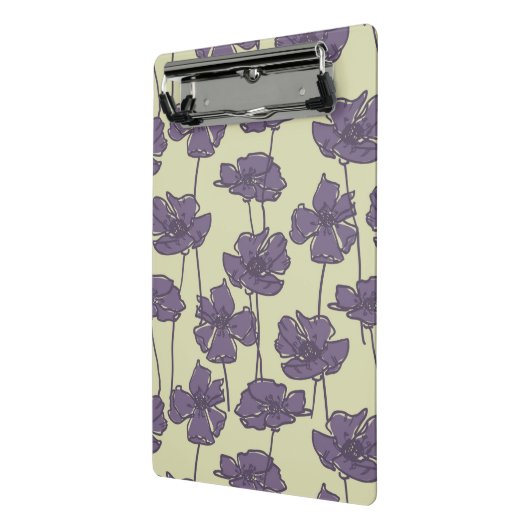 Kunstmatige  florale achtergrond mini klembord (Angled2)