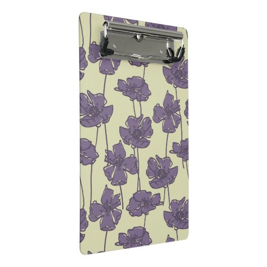 Kunstmatige  florale achtergrond mini klembord (Schuin)