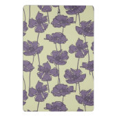 Kunstmatige  florale achtergrond mini klembord (Achterkant)