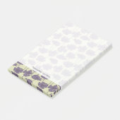 Kunstmatige  florale achtergrond post-it® notes (Schuin)