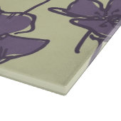 Kunstmatige  florale achtergrond snijplank (Hoek)