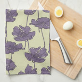 Kunstmatige florale achtergrond theedoek (Quarter Fold)