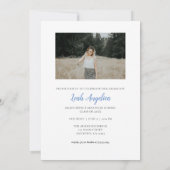 Kunstmatige foto-Afstuderen Aankondiging (Achterkant)