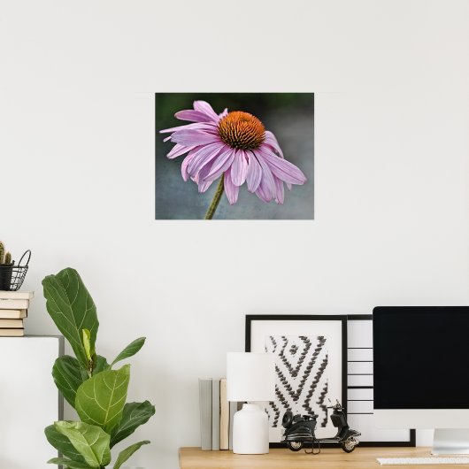 Kunstmatige fotografie van conefloer poster (Thuiskantoor)