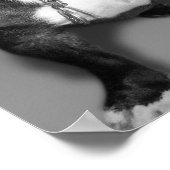 Kunstmatige fotografie van een Franse Bulldog Smil Poster (Hoek)