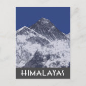 Kunstmatige fotoillustratie van de Himalaya Briefkaart (Voorkant)