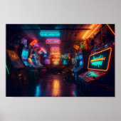 Kunstmatige game room poster (Voorkant)