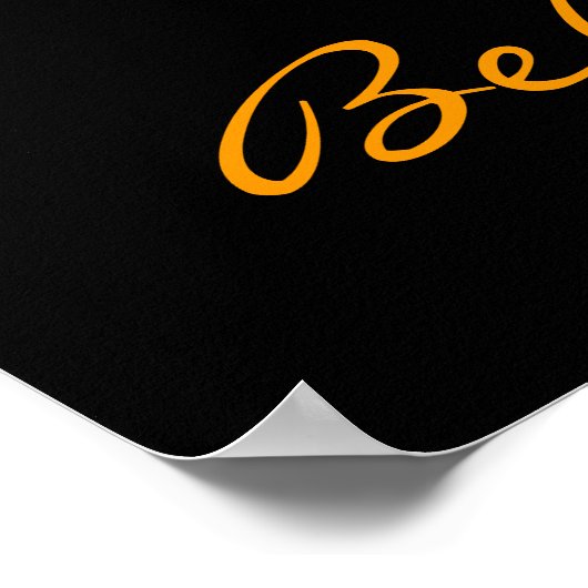 Kunstmatige gekleurde unicorn met geloofstekst poster (Hoek)