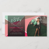 Kunstmatige geometrische kleuren blokkeren Foto-Af Aankondiging (Voorkant)