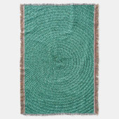 Kunstmatige gevlochten groene stof textuur. deken (Voorkant Verticaal)