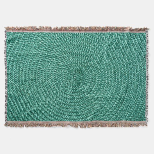 Kunstmatige gevlochten groene stof textuur. deken (Voorkant)