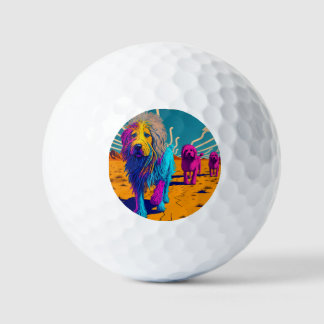 Kunstmatige golfbal (gelukskleuren!) golfballen